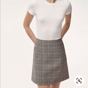 NWOT Babaton Plaid Skirt Size 2